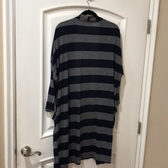 Espresso striped cardigan size 1X - Picture 6 of 11